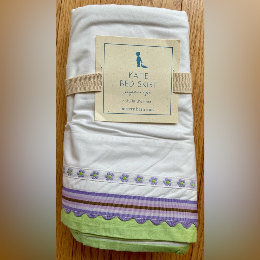 Pottery Barn Kids KATIE  Crib bed skirt